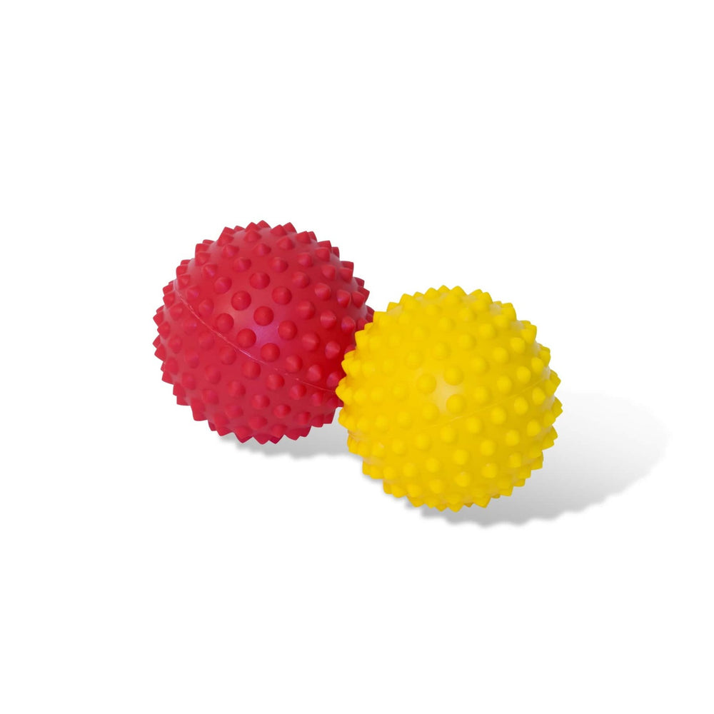 Red and Yellow Prickle Stimulating Ball Pair