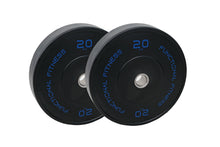 Load image into Gallery viewer, Black Olympic Rubber Bumper Plates
