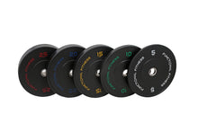 Load image into Gallery viewer, Black Olympic Rubber Bumper Plates
