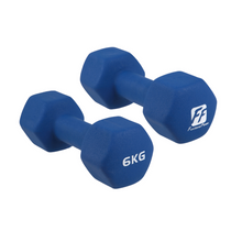 Load image into Gallery viewer, 6kg Neo Hex Dumbbell Pair