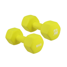 Load image into Gallery viewer, 8kg Neo Hex Dumbbell Pair