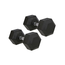 Load image into Gallery viewer, Rubber Hex Dumbbell Pairs
