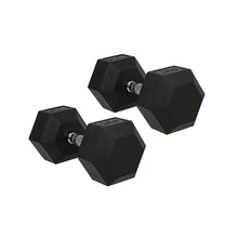 Load image into Gallery viewer, Rubber Hex Dumbbell Pairs
